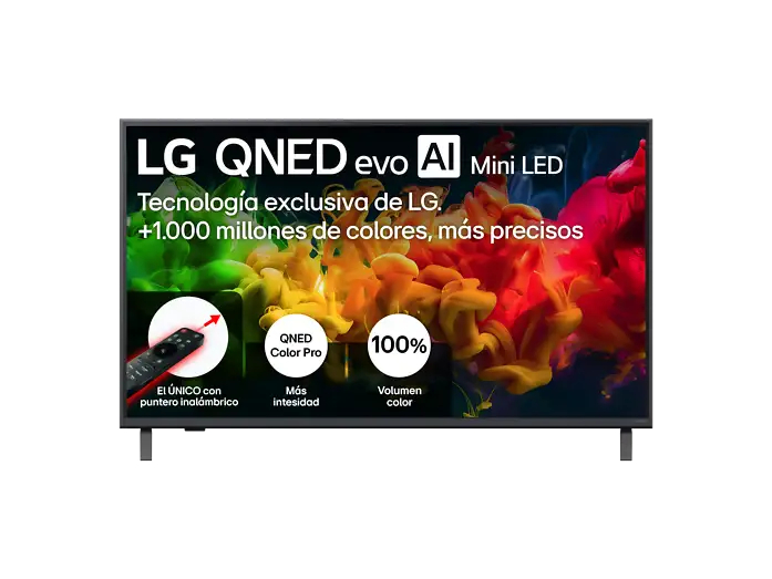 TV QNED Mini LED 43" - LG 43QNED81B6C, UHD 4K, Procesador Inteligente a7 AI Processor 4K Gen9, Smart TV