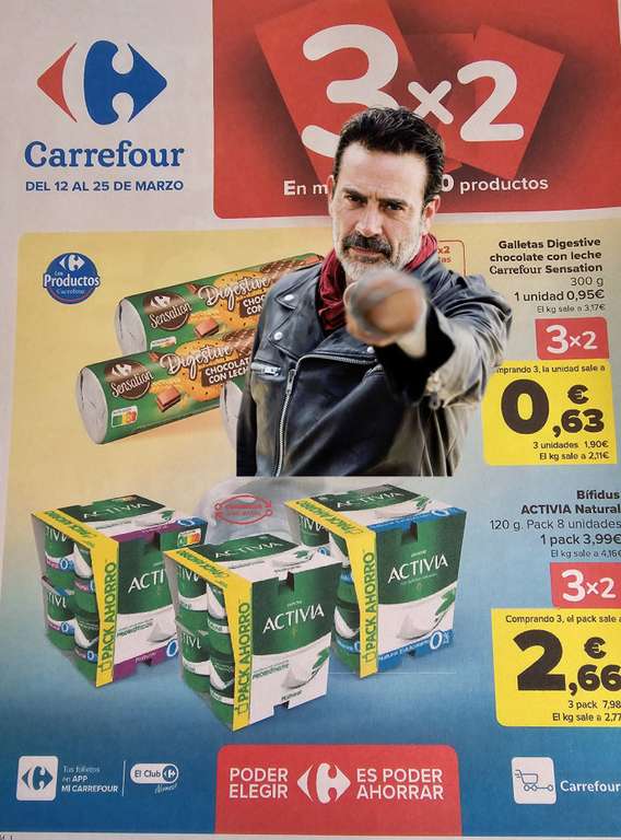 Folleto Carrefour 3x2