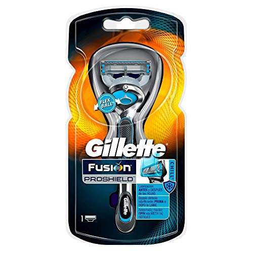 Gillette Fusion ProShield Chill Maquinilla de Afeitar Hombre con Tecnología Flexball