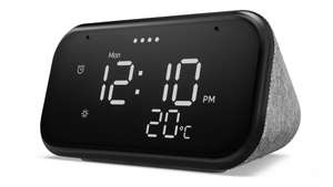 Lenovo Smart Clock Essential Reloj Inteligente y cargador telefono con Asistente de Google