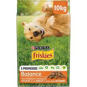 Pienso para Perro Purina Friskies a base de pollo y legumbres. 10kg.