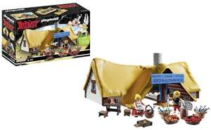 PLAYMOBIL Asterix la Cabaña de Ordenalfabetix, Ordenalfabetix y su Esposa Elosumarin