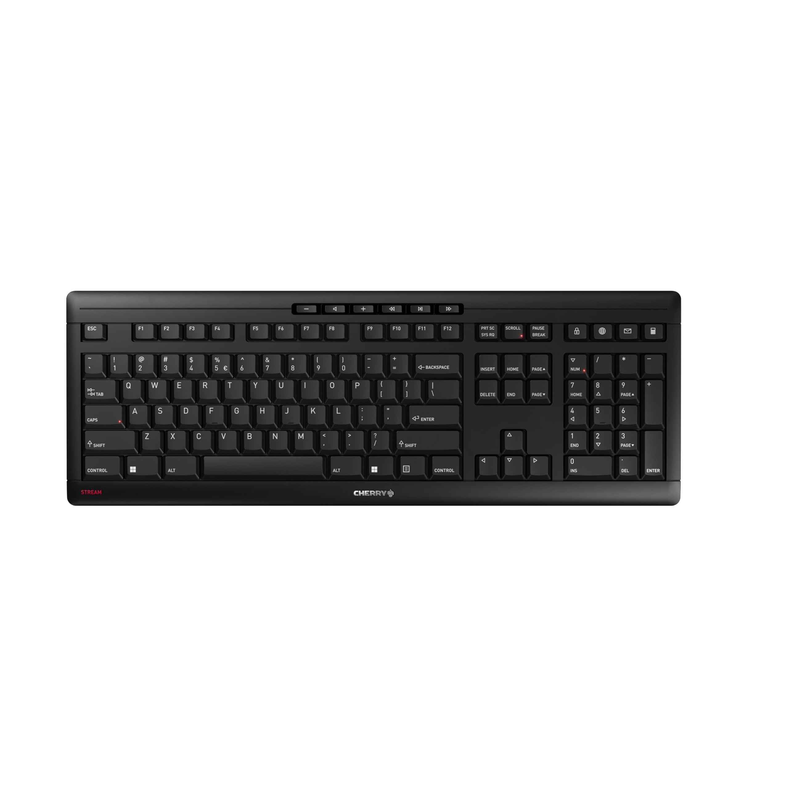 Teclado Inalámbrico CHERRY STREAM KEYBOARD WIRELESS Europeo - QWERTY (Reacondicionado - Como Nuevo)