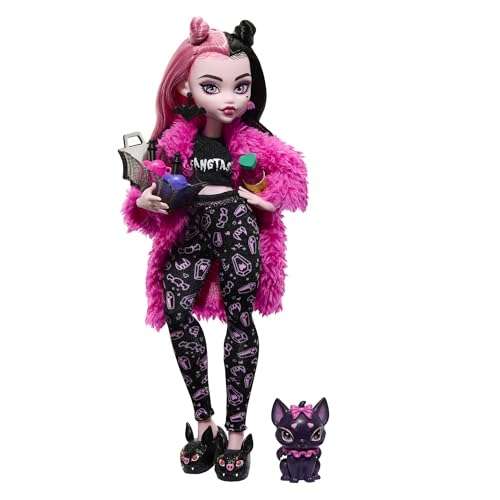 Monster High Fiesta de Pijamas Draculaura Muñeca articulada con Pijama