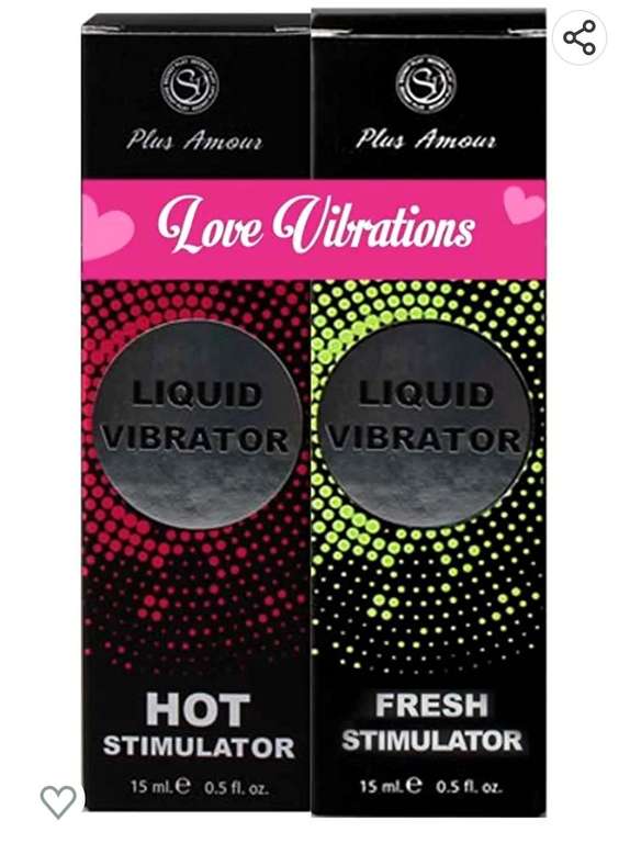 Secret Play Vibrador Liquido Love Vibrations - Pack de 2