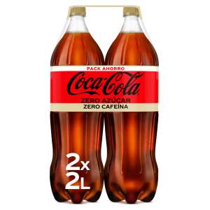 Coca-Cola Zero Azúcar Zero Cafeína - Pack 2 botellas 2L