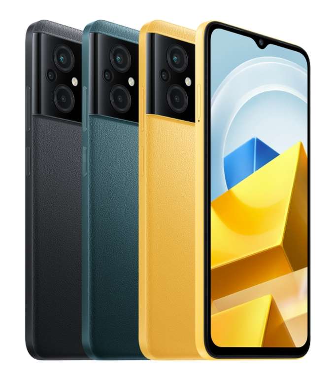 Xiaomi Poco M5 4Gb 64Gb negro, verde o amarillo (con mipoints 95,99€)