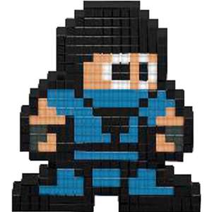 Figura Pixel Pals Mortal Kombat Sub Zero