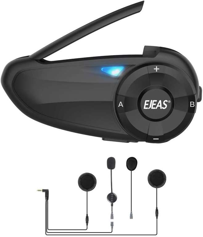 Intercomunicador para Moto EJEAS Q7 Inalámbricos Bluetooth 5.0 IP65