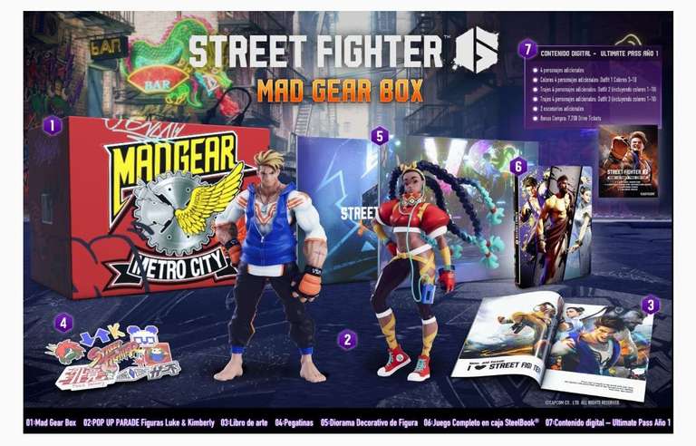 PS5 Street Fighter 6 Edición Coleccionista (Con newsletter) tb en Amazon
