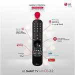 LG Televisor 65NANO766QA - Smart TV webOS22 65 pulgadas (164 cm) 4K Nanocell, Procesador de Gran Potencia 4K a5 Gen 5, HDR 10, H y HGiG