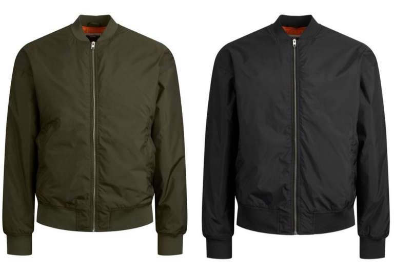 Jack & jones classic bomber jacket. 2 colores (tallas xs a xxl)