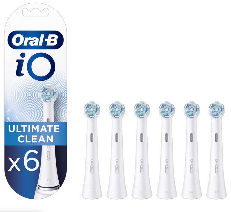 6x Cabezales Oral-B iO Ultimate Clean + Pasta Dientes Oral-B Pro-Expert Sensibilidad