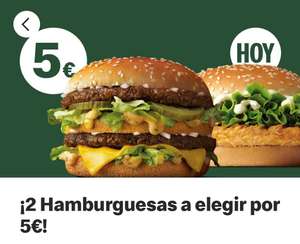 2 hamburguesas x 5€