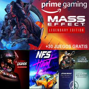 GRATIS +30 juegos :: Mass Effect Legendary Edition, Need for Speed Heat, GRID Legends, Star Wars | Prime