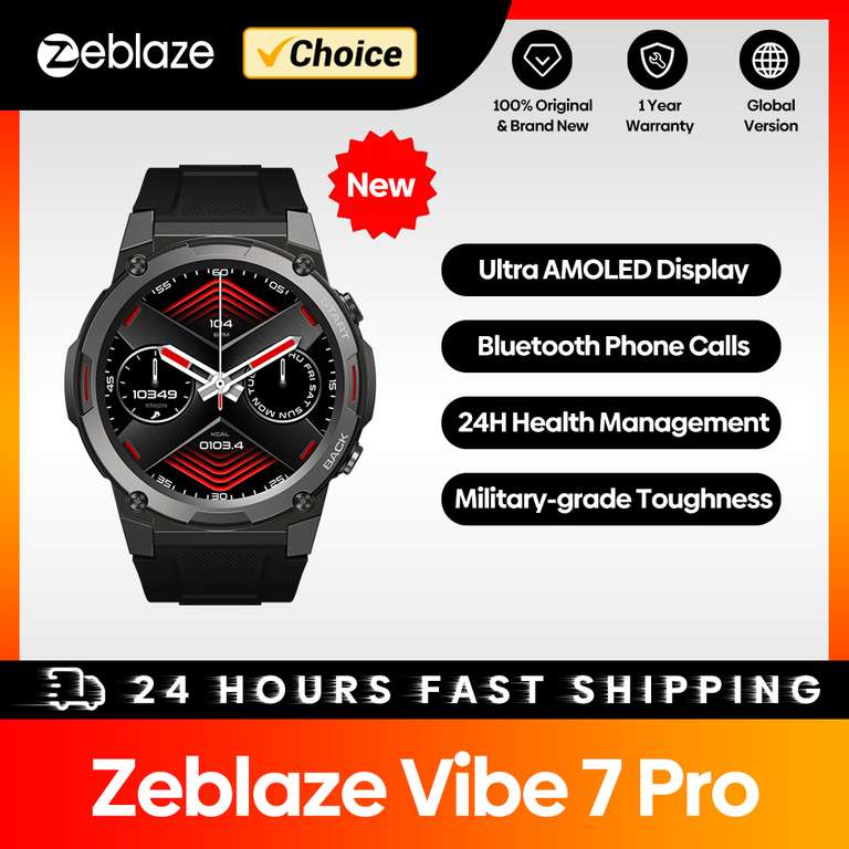 Zeblaze Vive 7 Pro. Aplicar también cupón vendedor!!