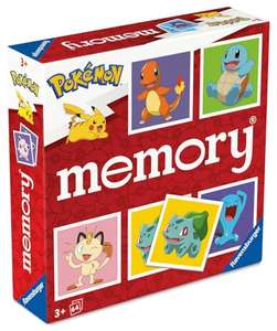 Juego De Memoria Memory Pokémon De Ravensburger - Para Niños, Cartas Con Personajes Pokémon