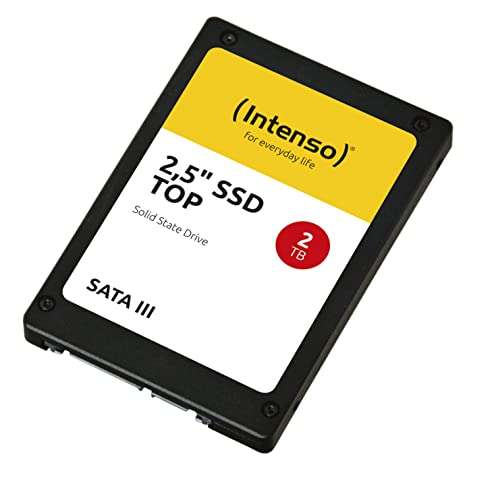Intenso SSD de 2 Tb (2.5", SATA III, 256 MB Cache), Color Negro