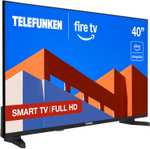 Telefunken 40FTV825, 40 Pulgadas Full HD, Smart TV Fire OS, HDR10, Alexa Integrado, Control por
