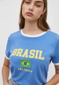 Camiseta Brasil mujer