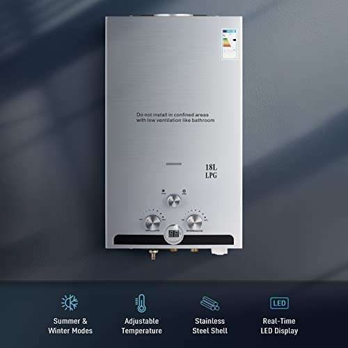 calentador de aguas gas butano – Compra calentador de aguas gas butano con  envío gratis en AliExpress version