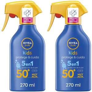 2 x Nivea Sun Spray Solar Niños Protege & Juega FP50+ (2 x 270 ml) 7.13UD