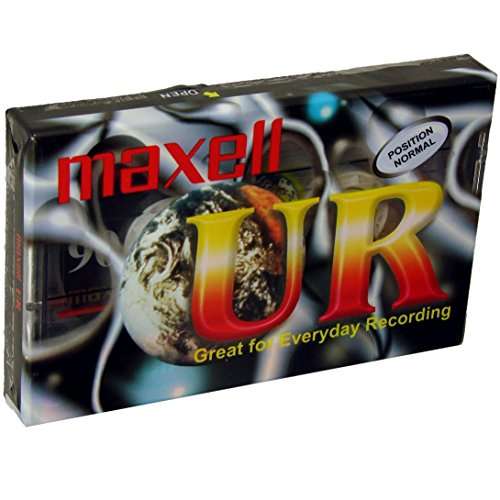 Maxell Audio Cassette 90Min, Normal (1-Pack)