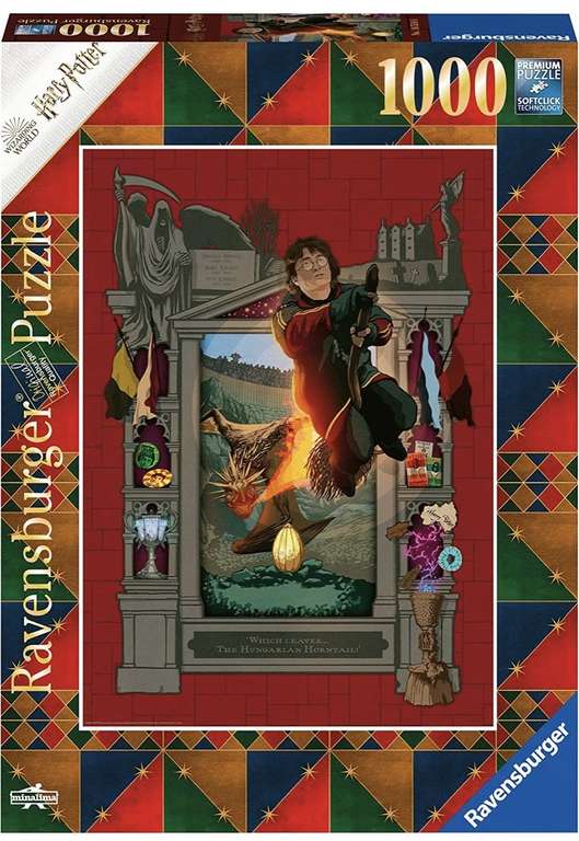 Puzzle 1000 Piezas, Harry Potter y el Cáliz de Fuego, Book Edition