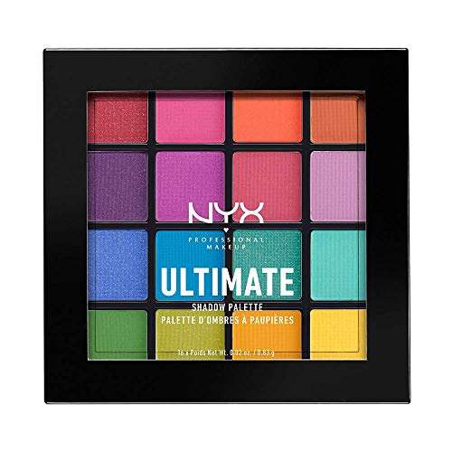 NYX Professional Makeup Paleta 16 sombras Ultimate Shadow Brights