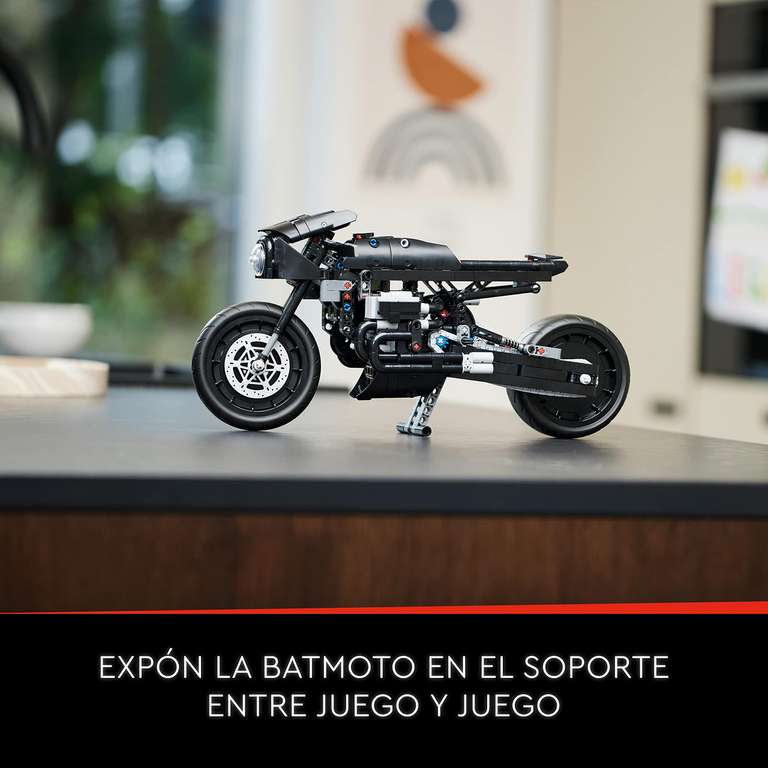 LEGO 42155 Technic The Batman: BATMOTO, Moto de Juguete para Construir, Maqueta a Escala, Vehículo de Superhéroe, Modelo de Película 2022