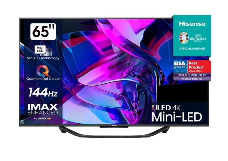 TV HISENSE 65U7KQ (Mini LED - ULED 4K - 65'' (629€ precio final)