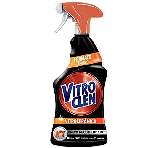 Vitroclen Limpiador de Vitrocerámica en spray, acción protectora y desengrasante - 450 ml