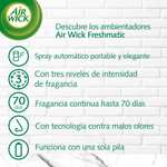 12 Air Wick Freshmatic - Recambios de ambientador spray automático, esencia para casa con aroma a nenuco - Azul, 250 ml. 1'69€/ud