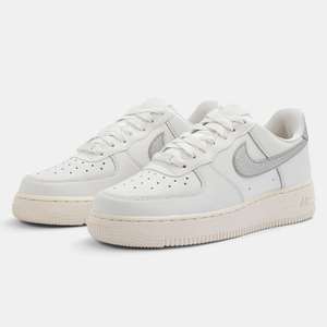 NIKE AIR FORCE 1 '07 "SILVER SWOOSH" wmns