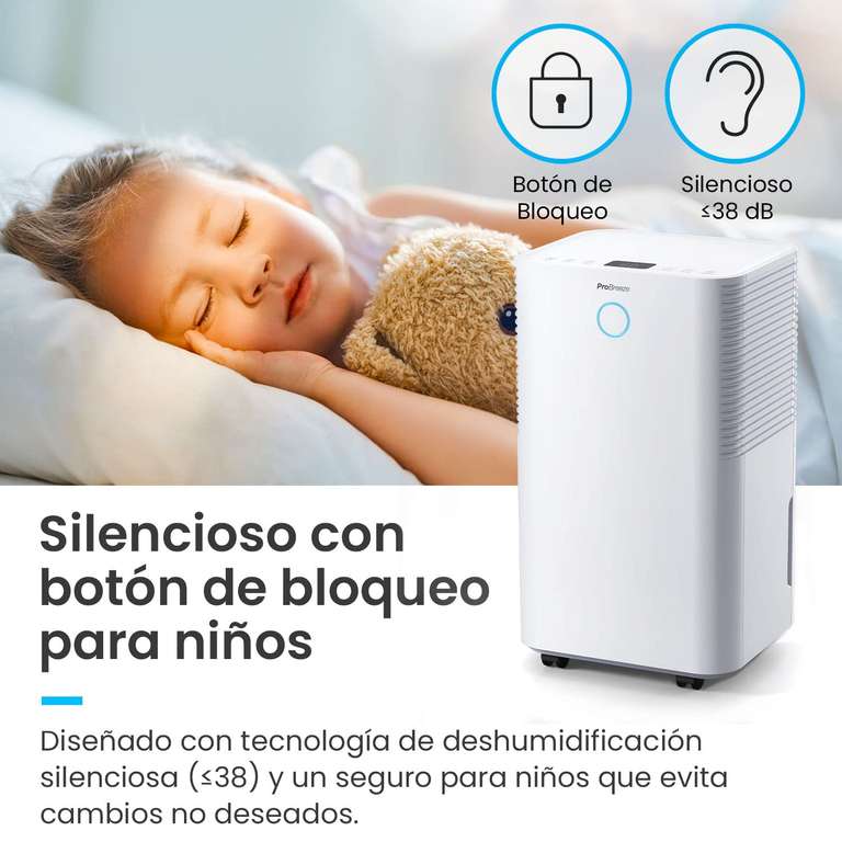 ▷ Pro Breeze 12L  El Deshumidificador Refrigerante Mejor Valorado