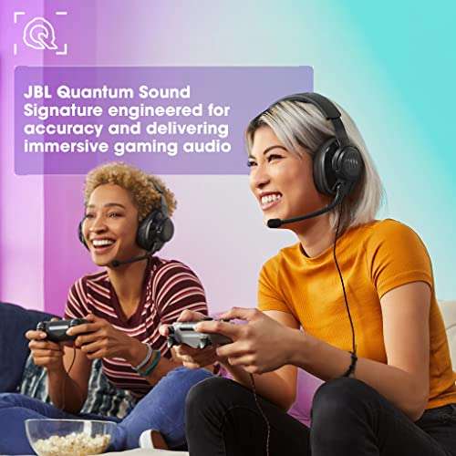 JBL Quantum 200 Auriculares con sonido QuantumSOUND y micrófono
