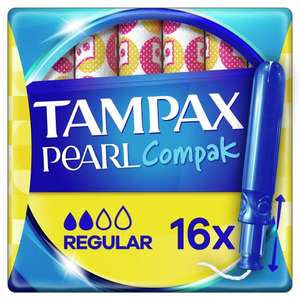 Megapack Tampax Pearl Compak - 128 unidades
