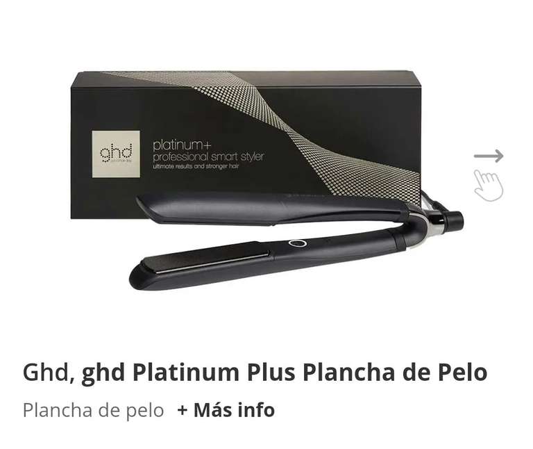 Plancha pelo GHD PLATINUM PLUS
