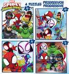 Educa 4 puzzles Progresivos Spidey & His Amazing Friends