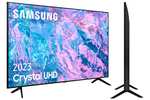 Samsung TV Crystal UHD 2023 75CU7105 - Smart TV de 75", Procesador Crystal UHD, Diseño Air Slim, Q-Symphony , Contrast Enhancer con HDR10+