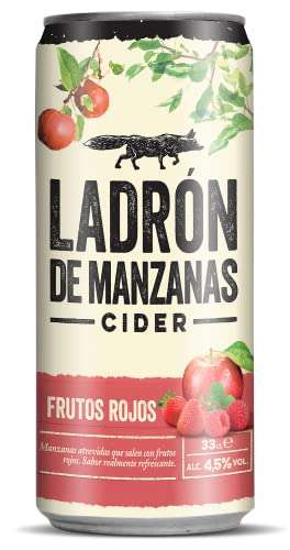 Ladrón de Manzanas Frutos Rojos Cider Pack Lata, 24 x 33cl