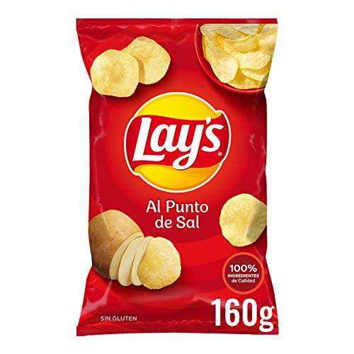 Lay'S Patatas Fritas Al Punto de Sal, 160g