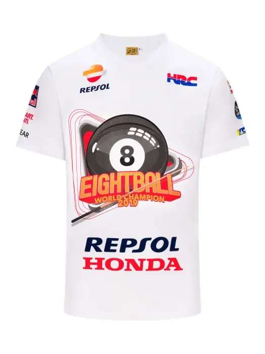 Camiseta de Marc Márquez - Campeón del Mundo 2019 (tallas de XS a XXL)