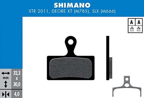 Galfer Bike Standard Brake Pad Shimano XTR - SLX, Negro, ESTANDAR