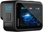 Cámara deportiva - GoPro Hero 12, HyperSmooth, 27 megapixels, 5.3K, HDR, Sumergible hasta 10m, Cámara lenta, Negro (Con cupón Happy)