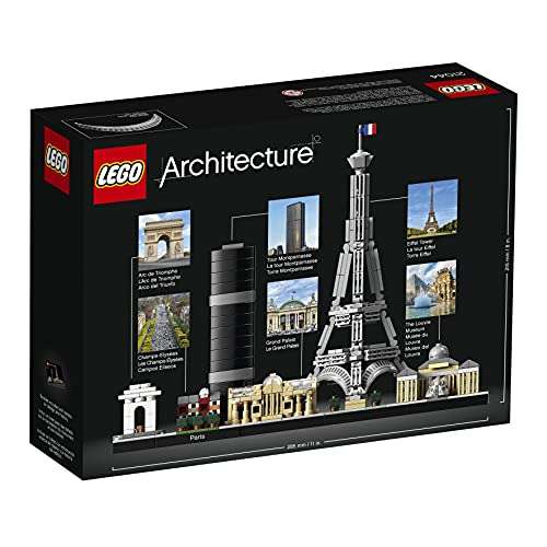 LEGO 21044 Architecture París, Set de Construcción Creativa. LEGO de los monumentos más emblemáticos.