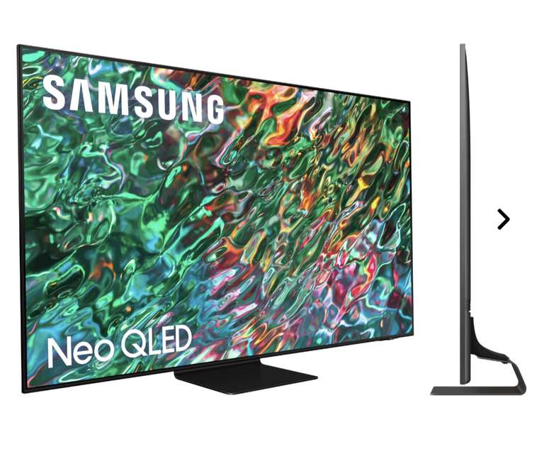 TV QLED 65" - Samsung QE65QN90BATXXC, Neo QLED 4K, Procesador Neo QLED 4K con IA, Smart TV, Negro