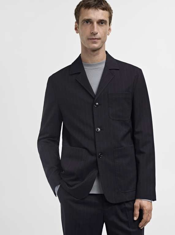 Imagen de Americana traje lana slim fit raya
