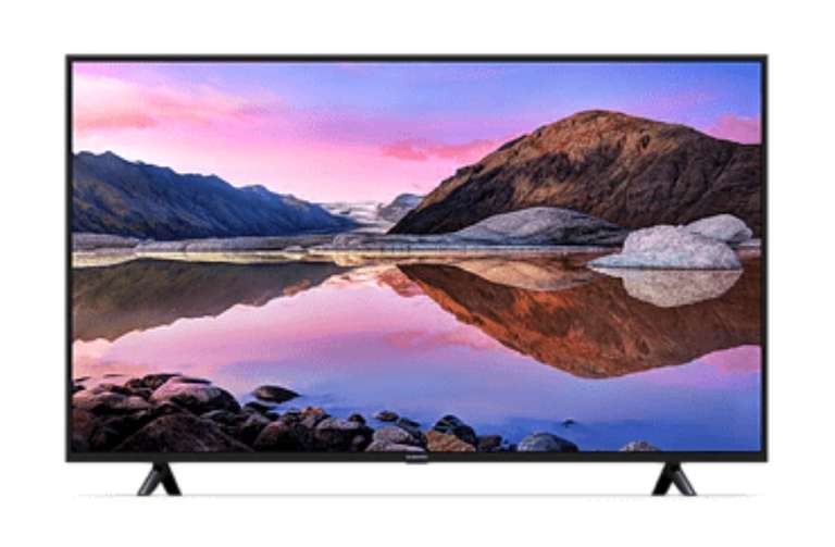 TV LED 55" - Xiaomi TV P1E, UHD 4K, Quad A55 1.5 GHz, Smart TV, 20 W, Dolby Audio, DTS-HD, Negro