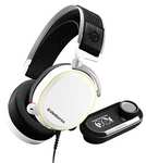 SteelSeries Arctis Pro GameDAC - Auriculares de juego - Sonido de alta resolución certificado - ESS Sabre DAC - Blanco